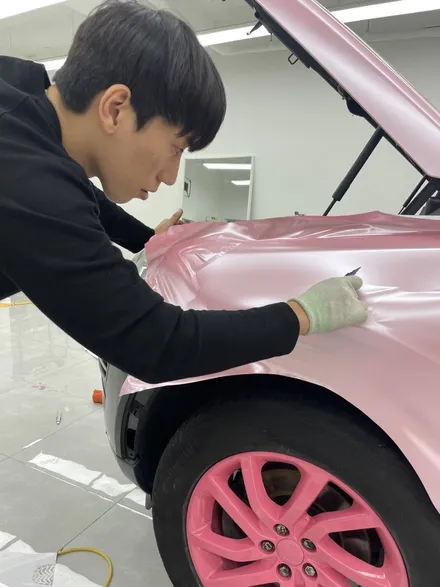 서초구 랩핑, 이게 진짜 걸그룹 차다! 텍랩 체리블라썸 핑크 디스커버리스포츠! / 서초, 강남, 양재