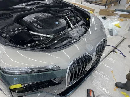 분당 PPF 상판은 보호, 하판은 보호와 컬러체인지 BMW 740i 분할보호막 / 서초, 강남, 양재