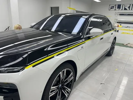 하남 미사 랩핑 BMW 740e 듀오톤, 상판 투톤 DMO 피아노 블랙 / 서초, 강남, 양재