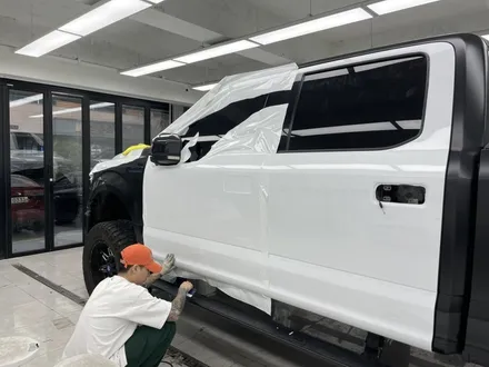 서초 랩핑 F150 전체랩핑 기존필름 제거하고 화이트로 변신함 / 서초, 강남, 양재