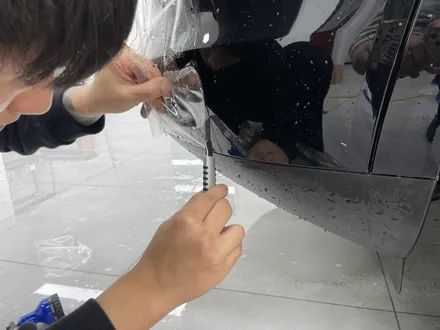 서초구 양재동 PPF 카이엔 범퍼 스크래치를 막아낸 PPF 다시 입혔어요. / 서초, 강남, 양재
