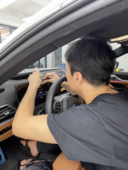 [강남 랩핑] BMW 4시리즈 전기차 i4 크롬죽이기&생활보호 PPF / 서초, 강남, 양재