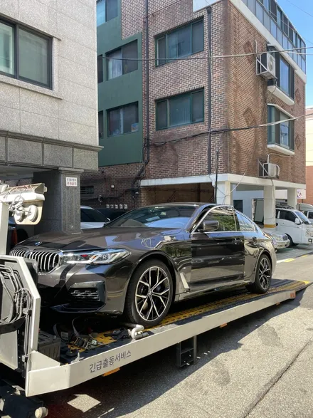 송파구PPF, BMW 530i 본넷을 지켜주는 본넷패키지와 유리막코팅! / 서초, 강남, 양재