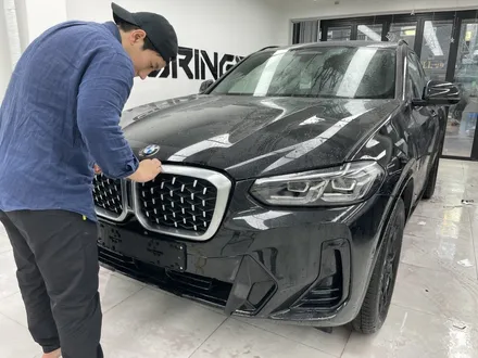 송파 크롬죽이기 부분랩핑에 ppf, 유리막코팅까지 한방에 다됨 BMW X4 신차 시공 / 서초, 강남, 양재