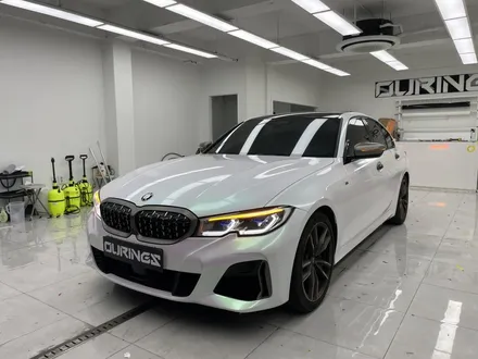 위례 랩핑, BMW M340i 텍랩 글로스 오로라 화이트 / 서초, 강남, 양재