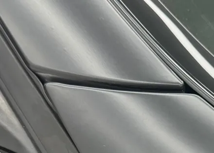 강남 랩핑 C클래스 사틴블랙 도색같은 마감? 초근접 확대샷 첨부 / 서초, 강남, 양재