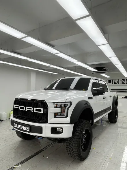 서초 랩핑 F150 전체랩핑 기존필름 제거하고 화이트로 변신함 / 서초, 강남, 양재