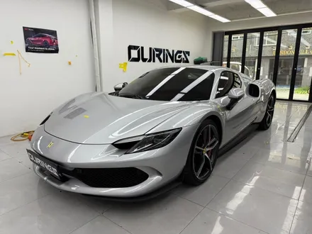 페라리 296 gts 옐로우 데칼 랩핑 바이퍼라인, 부분 블랙 PPF 루프스킨 블랙포인트 송파 하남 분당 / 서초, 강남, 양재