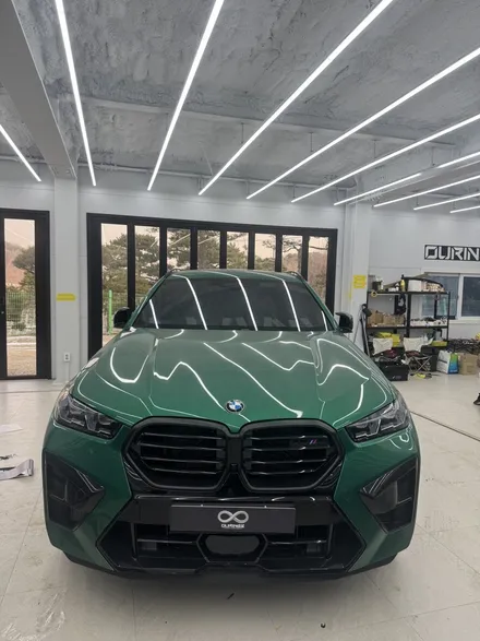 용인 PPF BMW X6M 컴페티션 아일오브맨 그린 전체 무광 PPF / 서초, 강남, 양재