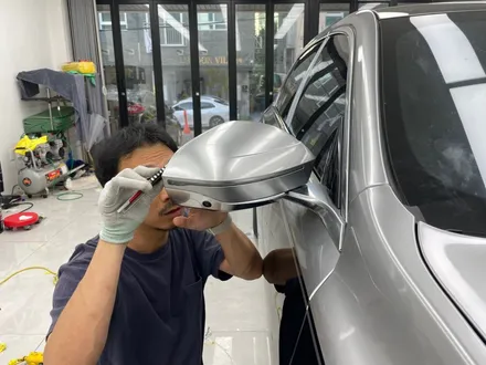 BMW i7 전체 PPF하고 투톤 랩핑으로 덮기 용산 PPF도 아워링스로 가면 어마어마한게 기다림 / 서초, 강남, 양재
