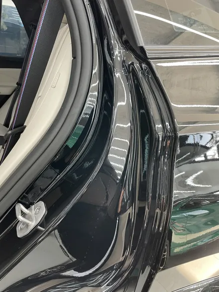 성남 PPF BMW X5 도어잼 안쪽까지 블랙 PPF 디테일 보기 / 서초, 강남, 양재