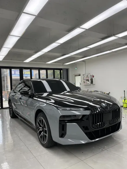 BMW i7 랩핑 크롬죽이기, 디테일이 살아있는 이 느낌 / 서초, 강남, 양재
