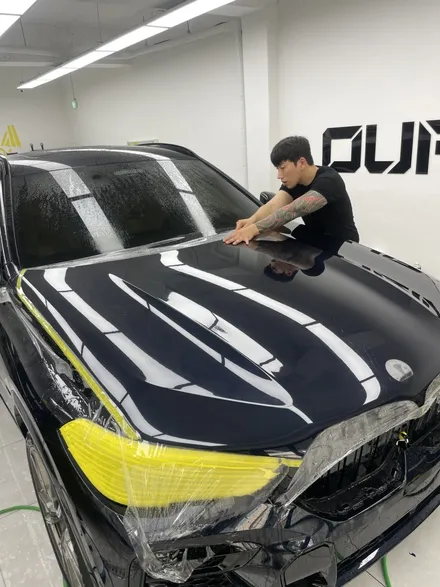 송파 PPF BMW X6 프론트 풀패키지 + 도어 4개 시공으로 철통 / 서초, 강남, 양재