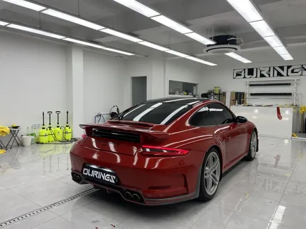 강남 랩핑. 포르쉐 911, 997 MK1 3m 드래곤파이어 레드 풀랩핑 + 립댐 포인트 / 서초, 강남, 양재