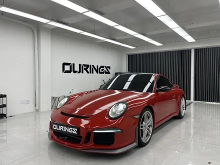 강남 랩핑. 포르쉐 911, 997 MK1 3m 드래곤파이어 레드 풀랩핑 + 립댐 포인트 / 서초, 강남, 양재