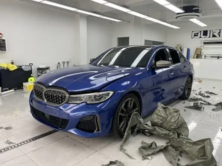 위례 랩핑, BMW M340i 텍랩 글로스 오로라 화이트 / 서초, 강남, 양재