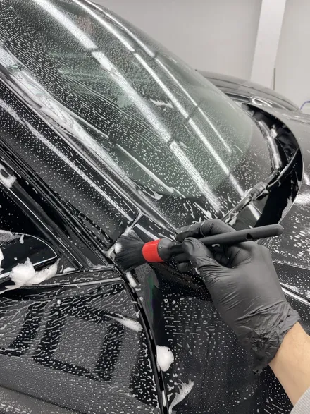 송파 크롬죽이기 부분랩핑에 ppf, 유리막코팅까지 한방에 다됨 BMW X4 신차 시공 / 서초, 강남, 양재