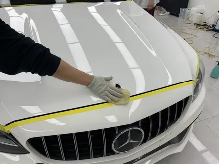 강남 논현 랩핑 C63AMG 올블랙 간지, 전체 랩핑에 휠도색 크롬죽이기까지 가즈아!!! / 서초, 강남, 양재