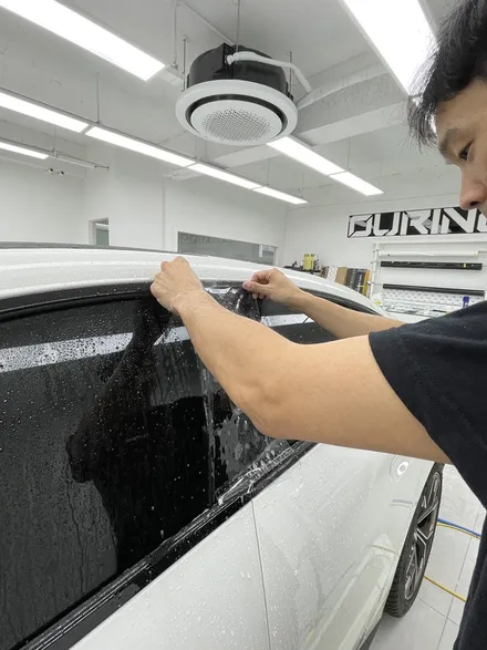 [강남 랩핑] BMW 4시리즈 전기차 i4 크롬죽이기&생활보호 PPF / 서초, 강남, 양재
