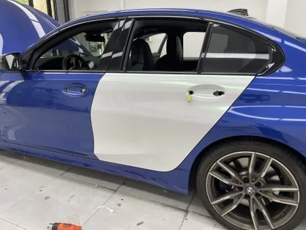 위례 랩핑, BMW M340i 텍랩 글로스 오로라 화이트 / 서초, 강남, 양재
