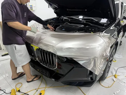 성남 랩핑 BMW 740d 연금색 투톤 역시 7시리즈는 아워링스 / 서초, 강남, 양재