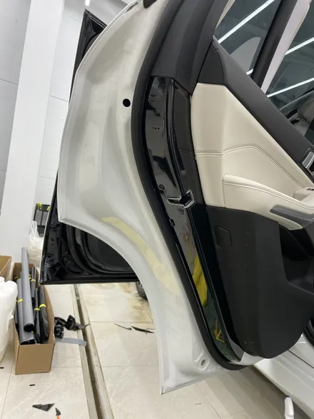성남 PPF BMW X5 도어잼 안쪽까지 블랙 PPF 디테일 보기 / 서초, 강남, 양재
