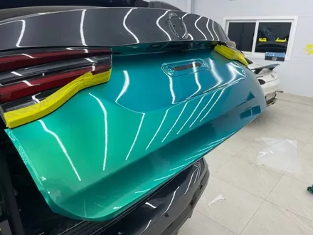 수원 랩핑 BMW ix3 아일오브맨그린 컬러 입히기 상당히 매력 있음. 마감샷 첨부했어요. / 서초, 강남, 양재