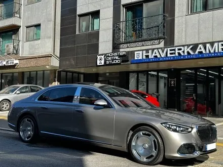 [벤츠 S 580 마이바흐 4M 모하비 실버] 시인성 탑 독일산 비반사 필름, 하버캠프 세라믹본드 전체 40% 틴팅 / 고양 덕양구 원흥동