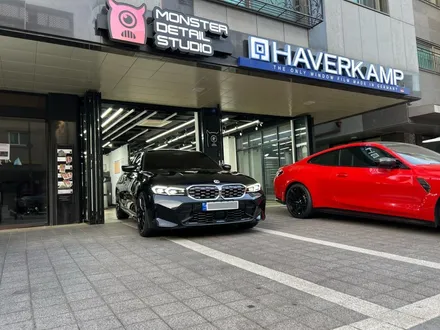 BMW M340i 블랙 사파이어, 하버캠프 세라믹 본드와 함께 올블랙 드레스업 / 고양 덕양구 원흥동