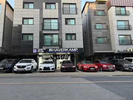 레이저 라이트 달린 BMW i4 M50 Pro 그란 쿠페 아벤츄린 레드, 하버캠프 세라믹 본드로 더욱 포스 있게 틴팅! (의정부 썬팅) / 고양 덕양구 원흥동