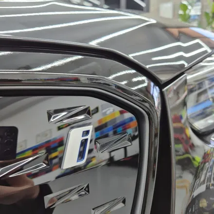 2025 BMW iX3 그릴 랩핑 탈거없이 깔끔하게 시공 완료 / 고양시 풍동