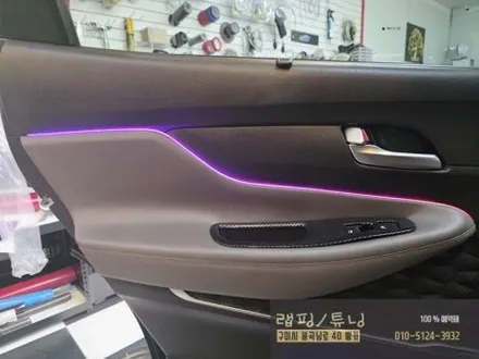 현대 싼타페 TM 실내 비노출 엠비언트, 식빵등 시공 구미튜닝 / 구미랩핑 / 구미뿡카 / 구미 봉곡남로