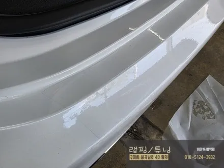 구미랩핑 제네시스 G80 RG3 페이스리프트 신차 출고 후 전면 앞범퍼, 본넷 ,생활부분 PPF 패키지로 차량을 더욱 안전하게! 추가로 루프스킨까지 / 구미 봉곡남로