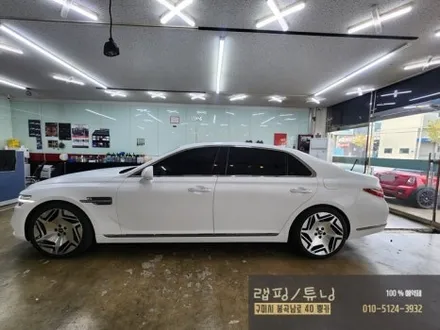 제네시스 G90 사틴 화이트 전체랩핑 시공  구미랩핑 / 구미튜닝 / 구미뿡카 / 경북랩핑 / 구미 봉곡남로