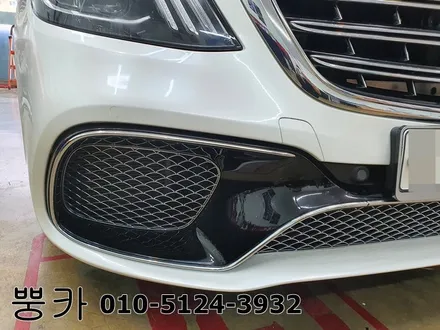 벤츠 s222 S클래스 S65 AMG 전체랩핑 (에이버리 유광 펄 화이트), 실내 3M 무광 카본랩핑 / 구미 랩핑 / 구미 튜닝 / 구미뿡카 / 경북랩핑 / 구미 봉곡남로