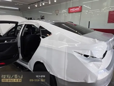 구미랩핑 현대 제네시스 G80 보험처리 전체랩핑 제거 후 3M2080 화이트 유광으로 재시공 구미튜닝 / 구미뿡카 / 구미 봉곡남로