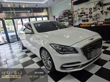 구미랩핑 현대 제네시스 G80 보험처리 전체랩핑 제거 후 3M2080 화이트 유광으로 재시공 구미튜닝 / 구미뿡카 / 구미 봉곡남로