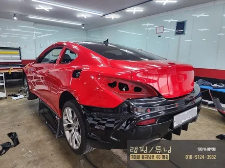 현대 제네시스 쿠페 전체랩핑 제거 후 전체 투톤랩핑 시공 구미랩핑 / 구미튜닝 / 구미랩핑 / 구미 봉곡남로