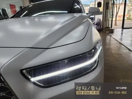 제네시스 G90 사틴 화이트 전체랩핑 시공  구미랩핑 / 구미튜닝 / 구미뿡카 / 경북랩핑 / 구미 봉곡남로