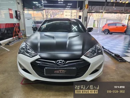 현대 제네시스 쿠페 전체랩핑 제거 후 전체 투톤랩핑 시공 구미랩핑 / 구미튜닝 / 구미랩핑 / 구미 봉곡남로