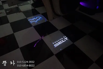 셀토스 해신 RGB 엠비언트, RGB 풋등, 뉴 페이스 기어봉, 도어라이트, 도어캐치 LED, 컵 홀더 플레이트 LED, 베가스타일 엠블럼, 카본 실내 몰딩 구미튜닝 / 구미랩핑 / 구미 봉곡남로