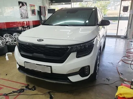 셀토스 그릴 부분랩핑 구미뿡카/구미랩핑/구미튜닝 에이버리슈프림 블랙무광 / 구미 봉곡남로