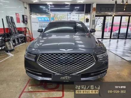 제네시스 G90 사틴 화이트 전체랩핑 시공  구미랩핑 / 구미튜닝 / 구미뿡카 / 경북랩핑 / 구미 봉곡남로