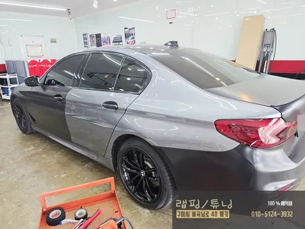 구미랩핑 BMW 5시리즈 G30 전체랩핑 차량 부분 재시공 랩핑 구미뿡카 / 구미 봉곡남로