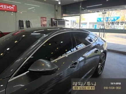 구미 랩핑 아우디 A7 윈도우몰딩 부분 포인틀랩핑 구미뿡카 / 구미튜닝 / 구미 봉곡남로