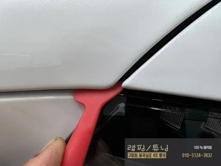 구미랩핑 제네시스 G80 RG3 페이스리프트 신차 출고 후 전면 앞범퍼, 본넷 ,생활부분 PPF 패키지로 차량을 더욱 안전하게! 추가로 루프스킨까지 / 구미 봉곡남로