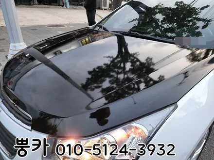 쉐보레 크루즈 블랙유광 본넷랩핑 / 구미 봉곡남로
