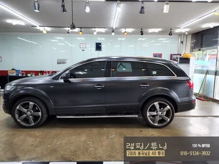 아우디 Q7 전체랩핑 제거 후 재 시공 (에이버리 사틴 블랙) 구미랩핑 / 경북랩핑 / 구미튜닝 / 구미뿡카 / 구미 봉곡남로