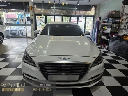 구미랩핑 현대 제네시스 G80 보험처리 전체랩핑 제거 후 3M2080 화이트 유광으로 재시공 구미튜닝 / 구미뿡카 / 구미 봉곡남로