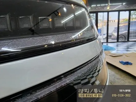 구미랩핑 제네시스 G80 RG3 페이스리프트 신차 출고 후 전면 앞범퍼, 본넷 ,생활부분 PPF 패키지로 차량을 더욱 안전하게! 추가로 루프스킨까지 / 구미 봉곡남로
